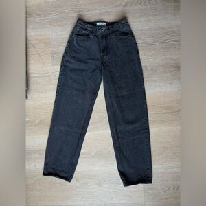 Abercrombie & Fitch Charcoal High Rise Jeans